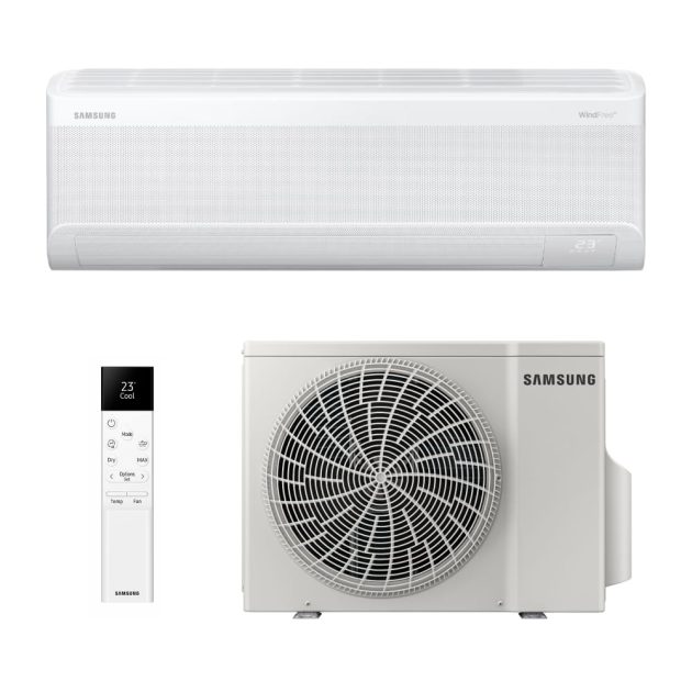 Samsung WindFree Comfort S2 3.5/4.0 kW Bevėjis sieninis šilumos siurblys su Wi-Fi