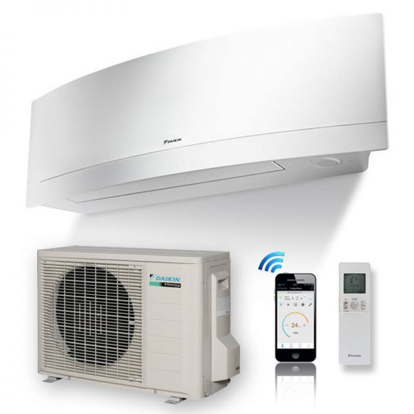Daikin Emura 3.2/3.0 kW Premium dizaino sieninis oro kondicionierius su Wi-Fi (A+++/A+++)