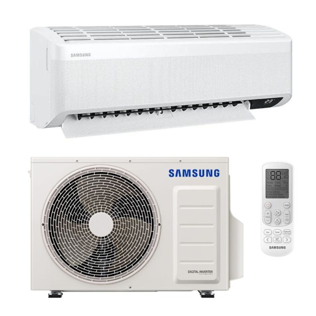 Samsung WindFree Avant S2 6.5/7.4 kW Bevėjis sieninis šilumos siurblys su Wi-Fi